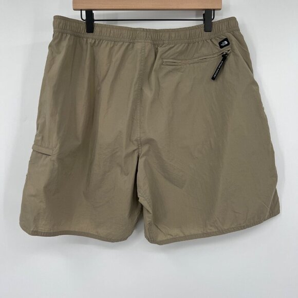 The North Face men's shorts stretch waist mens size XL shorts tan Brown Nylon - Picture 6 of 11